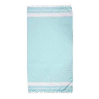 Foto 2 | Foto 2 | Toalla De Playa Lane Linen Extra Grande 39 X 71 Cm Color Aguamarina Para Mujer - Venta Internacional.