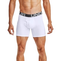 Boxerjock Under Armour Charged Cotton Paquete De 3 Pulgadas Para Hombre Blanco - Venta Internacional.
