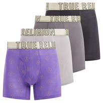 Calzoncillos Tipo Bóxer True Religion Stretch Para Hombre Paquete De 4 - Venta Internacional.