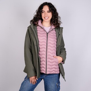 Foto 4 | Foto 4 | Chamarra Doble Vista Para Mujer Con Capucha Greenlander Verde