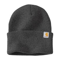 Gorro Carhartt De Punto Con Puños Para Hombre Coal Heather - Venta Internacional.
