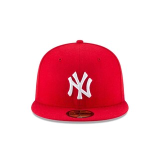 Foto 2 | Foto 2 | Gorra New Era Mlb Basic Ny Yankees 59fifty Scarlet Talla 7 3/8 - Venta Internacional.