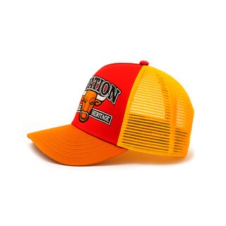 Foto 3 | Foto 3 | Gorra Camionera Station Bull Knite Malla Visera Roja Curva