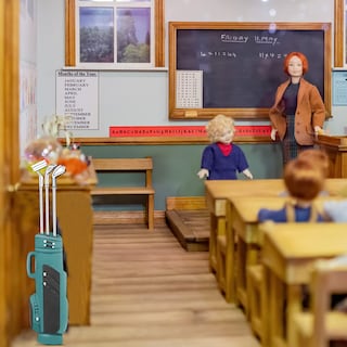 Foto 6 | Foto 6 | Accesorios Para Casas De Muñecas En Miniatura Palos De Minigolf A Escala 1:12 - Venta Internacional.