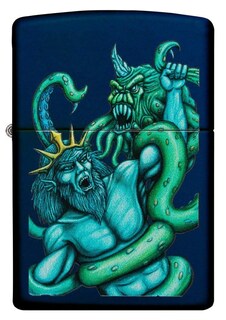 Foto 2 | Foto 2 | Mechero De Bolsillo Zippo Navy Matte Sea King A Prueba De Viento - Venta Internacional.