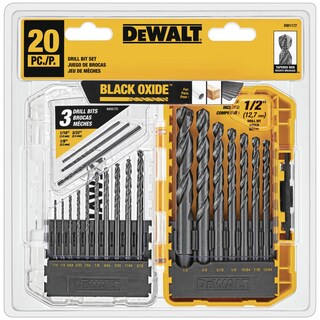 Foto 3 | Foto 3 | Juego De Brocas Dewalt Black Oxide 20 Piezas (dw1177) - Venta Internacional.