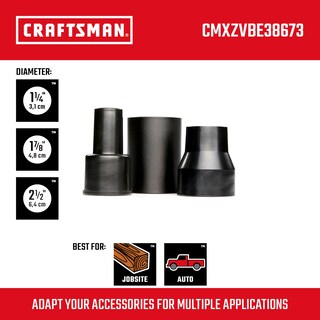 Foto 2 | Foto 2 | Kit De Accesorios Para Aspiradora En Seco Y Húmedo Adaptador Craftsman Cmxzvbe38673 - Venta Internacional.