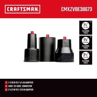 Foto 3 | Foto 3 | Kit De Accesorios Para Aspiradora En Seco Y Húmedo Adaptador Craftsman Cmxzvbe38673 - Venta Internacional.