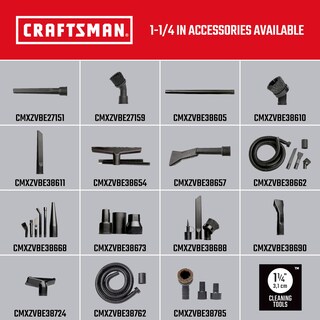 Foto 5 | Foto 5 | Kit De Accesorios Para Aspiradora En Seco Y Húmedo Adaptador Craftsman Cmxzvbe38673 - Venta Internacional.