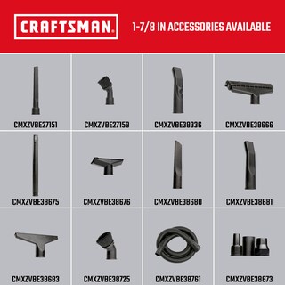 Foto 6 | Foto 6 | Kit De Accesorios Para Aspiradora En Seco Y Húmedo Adaptador Craftsman Cmxzvbe38673 - Venta Internacional.