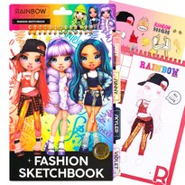 Cuaderno De Bocetos De Moda Horizon Group Usa Rainbow High Kids - Venta Internacional.