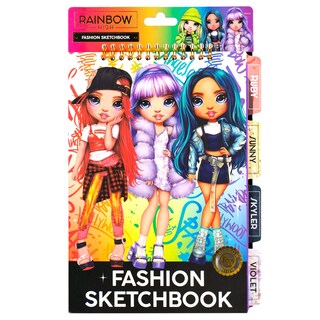 Foto 7 | Foto 7 | Cuaderno De Bocetos De Moda Horizon Group Usa Rainbow High Kids - Venta Internacional.