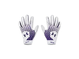Guantes De Béisbol Under Armour Clean Up 104 Para Hombre Color Blanco/morado - Venta Internacional.