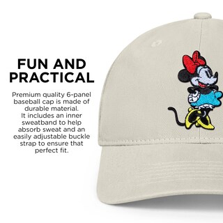 Foto 3 | Foto 3 | Gorra De Béisbol Disney Minnie Mouse Caqui Para Adultos - Venta Internacional.