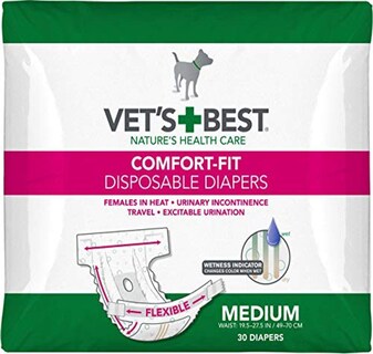 Foto 1 | Foto 1 | Pañales Para Perros Vet's Best Comfort Fit Desechables Para Mujer M 30 - Venta Internacional.