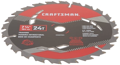 Foto 4 | Foto 4 | Hoja De Sierra Circular Craftsman Cmas3725243 24 Dientes 184 Mm Paquete De 3 - Venta Internacional.