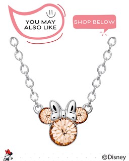 Foto 3 | Foto 3 | Pendientes De Tuerca De Disney Con Piedra Natal De Minnie Mouse En Febrero Para Mujer - Venta Internacional.