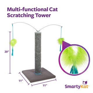 Foto 3 | Foto 3 | Alfombra Smartykat Scratch 'n Spin Post Para Rascar Gatos - Venta Internacional.