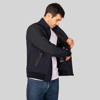 Foto 4 | Foto 4 | Chamarra De Poliester Para Hombre Con Bolsillo Interno Greenlander Azul Marino