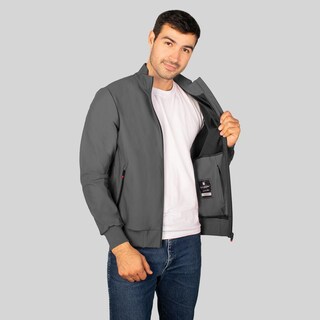 Foto 4 | Foto 4 | Chamarra De Poliester Para Hombre Con Bolsillo Interno Greenlander Gris