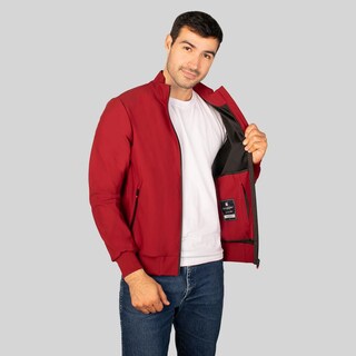 Foto 4 | Foto 4 | Chamarra De Poliester Para Hombre Con Bolsillo Interno Greenlander Vino