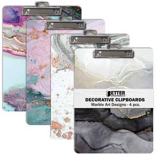 Foto 1 | Foto 1 | Clipboard Better Office Products Fashion A4 Paquete De 4 Cartas - Venta Internacional.