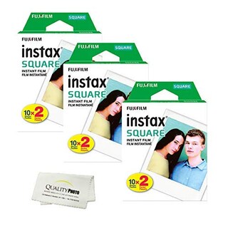 Foto 1 | Foto 1 | Película Instantánea Fujifilm Instax Square 60 Exposures + Cloth - Venta Internacional.