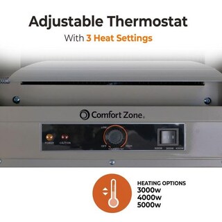 Foto 2 | Foto 2 | Calentador De Garaje Comfort Zone De 5000 W 240 V Montado En El Techo Gris - Venta Internacional.