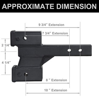 Foto 3 | Foto 3 | Adaptador Extensor De Doble Enganche Para Remolque Toptow De 2 Y 10 Cm De Elevación/caída - Venta Internacional.