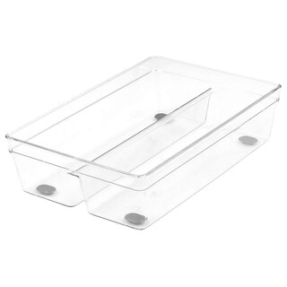 Foto 1 | Foto 1 | Bandeja De Almacenamiento Glad Heavy Duty Con 2 Compartimentos Transparente - Venta Internacional.