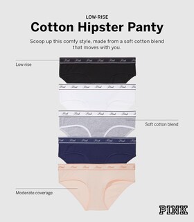 Foto 4 | Foto 4 | Pack De Braguitas Victoria's Secret Pink Hipster Para Mujer Paquete De 5 - Venta Internacional.