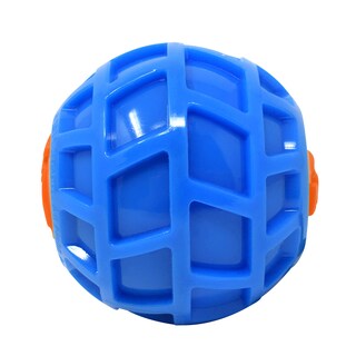Foto 2 | Foto 2 | Squeak Ball Nerf Dog Tpr Exo 6 35 Cm Azul/naranja - Venta Internacional.