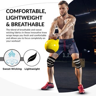 Foto 7 | Foto 7 | Rodilleras Rdx Para Levantamiento De Pesas Levantamiento De Potencia Prensa De Piernas Gimnasio - Venta Internacional.