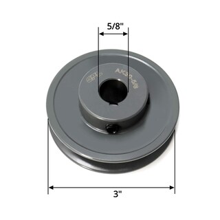 Foto 3 | Foto 3 | Poleas En V Work Roldanas De Una Sola Ranura 3 Cm De Diámetro Exterior - Venta Internacional.