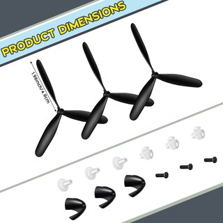 Foto 3 | Foto 3 | Hélices De Avión Rc De Repuesto De 3 Palas Para 761-11 Bf109 Outus - Venta Internacional.