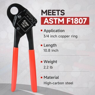 Foto 2 | Foto 2 | Tubería Pex Icrimp F1807 Para Anillos De Cobre De 3/4 Pulgadas - Venta Internacional.