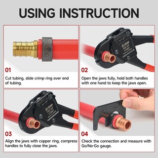 Foto 7 | Foto 7 | Tubería Pex Icrimp F1807 Para Anillos De Cobre De 3/4 Pulgadas - Venta Internacional.