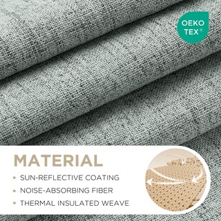 Foto 2 | Foto 2 | Cortinas Opacas Joydeco De Lino Natural 132 X 229 Cm 2 Paneles - Venta Internacional.