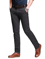 Pantalones A Juego Para Hombre Ajustados Cónicos Elásticos Casuales 8106 Gris - Venta Internacional.