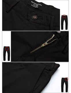 Foto 4 | Foto 4 | Pant Match Para Hombre Delgado Cónico Elástico Casual 8060 Negro - Venta Internacional.