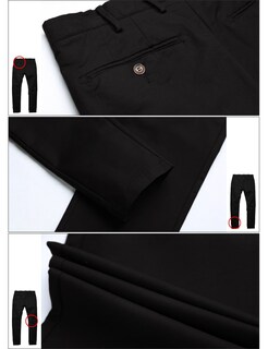 Foto 5 | Foto 5 | Pant Match Para Hombre Delgado Cónico Elástico Casual 8060 Negro - Venta Internacional.