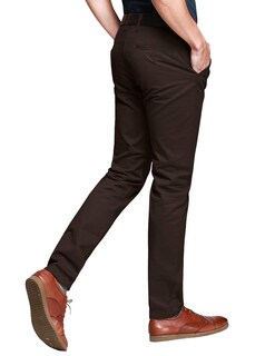 Foto 2 | Foto 2 | Pantalones Casuales Que Combinan Con La Parte Delantera Plana Y Delgada Para Hombre - Venta Internacional.