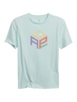 Camiseta Gap Para Niños De Manga Corta Con Logotipo Azul Talla L - Venta Internacional.