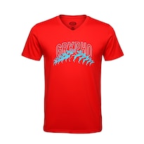 Playera Rpinho Grypho Roja Hipnosis Estampada Base Agua Serigrafia para Hombre