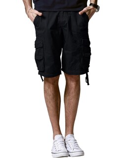 Foto 3 | Foto 3 | Cargo Short Match Comfort Para Hombre Negro Y Gris Talla L/32 - Venta Internacional.