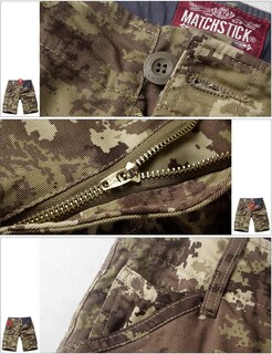 Foto 3 | Foto 3 | Pantalones Cortos Cargo A Juego Con Camuflaje 3204 Desert Camo Para Hombre Talla 36 - Venta Internacional.