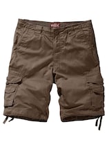Cargo Short Match Comfort 3056 Para Hombre Color Caqui Oscuro Talla 4xl/40 - Venta Internacional.