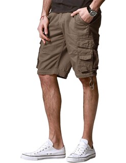 Foto 4 | Foto 4 | Cargo Short Match Comfort 3056 Para Hombre Color Caqui Oscuro Talla 4xl/40 - Venta Internacional.