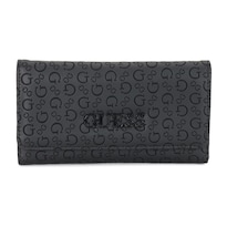 Cartera De Mano Delgada Con El Logotipo De Bowie De Guess Factory - Venta Internacional.