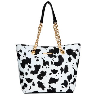 Foto 1 | Foto 1 | Bolsa Montana West Mwc-0391bk/cow Para Mujer Color Blanco Y Negro - Venta Internacional.